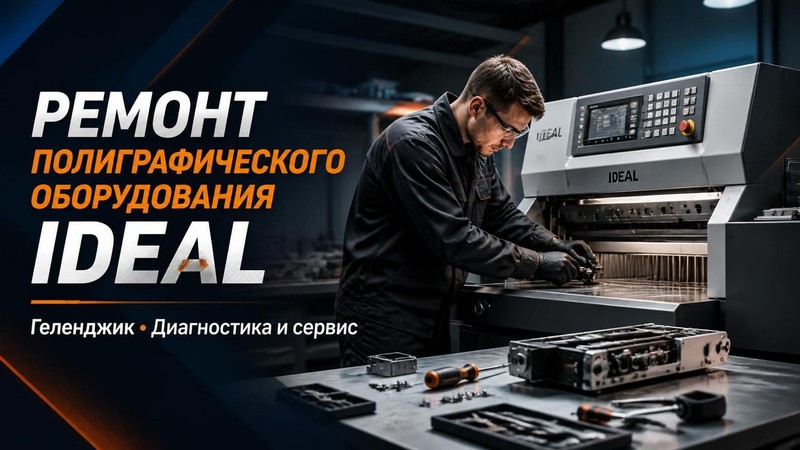 Ремонт полиграфического оборудования Ideal — Владимир, фото