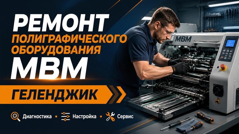 Ремонт полиграфического оборудования MBM — Николай, фото