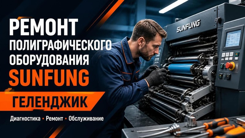 Ремонт полиграфического оборудования Sunfung — Игорь, фото