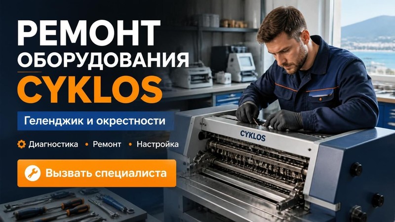 Ремонт полиграфического оборудования Cyklos — Олег, фото