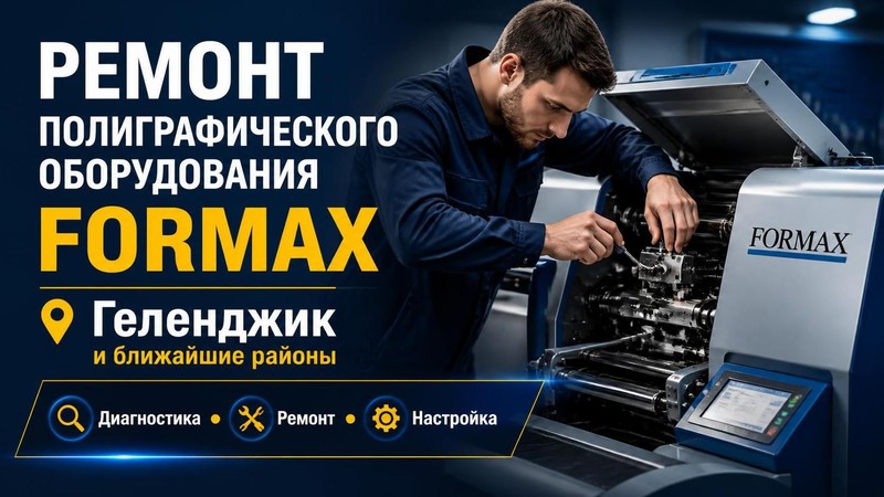 Ремонт полиграфического оборудования Formax — Павел, фото