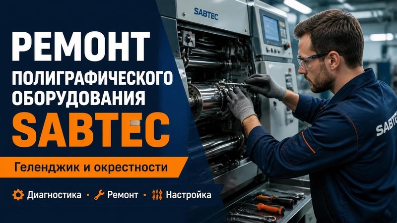 Ремонт полиграфического оборудования Sabtec — Андрей, фото