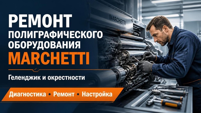 Ремонт полиграфического оборудования Marchetti — Николай, фото