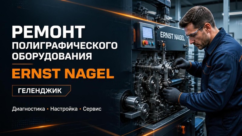 Ремонт полиграфического оборудования Ernst Nagel — Дмитрий, фото