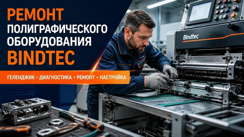 Ремонт полиграфического оборудования Bindtec — Сергей, фото