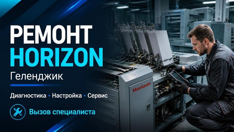 Ремонт полиграфического оборудования Horizon — Андрей, фото