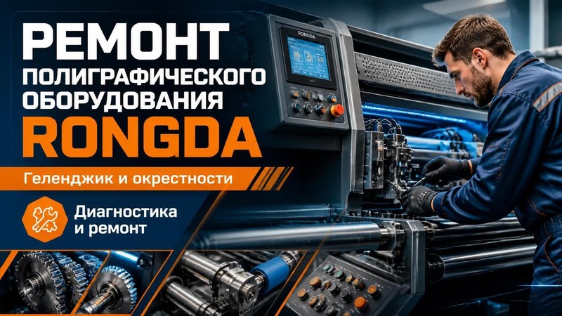 Ремонт полиграфического оборудования Rongda — Николай, фото