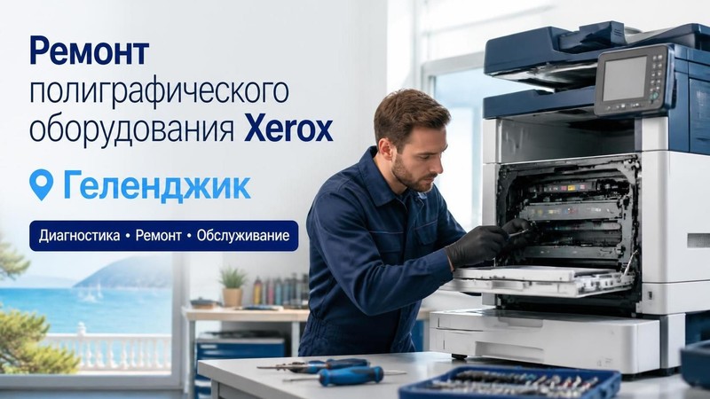 Ремонт полиграфического оборудования Xerox — Олег, фото