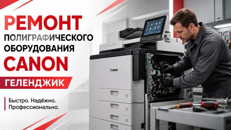 Ремонт полиграфического оборудования Canon — Игорь, фото