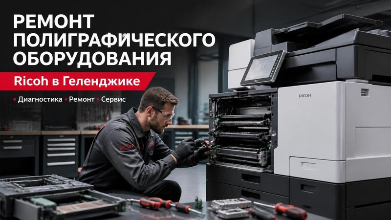 Ремонт полиграфического оборудования Ricoh — Сергей, фото