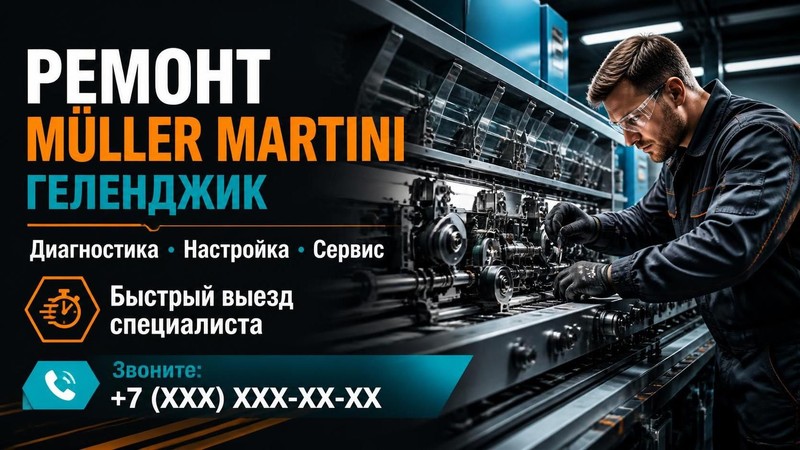 Ремонт полиграфического оборудования Müller Martini — Олег, фото