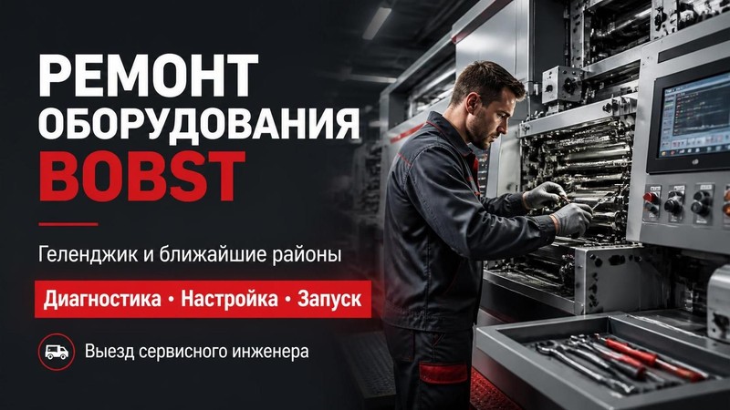 Ремонт полиграфического оборудования Bobst — Владимир, фото