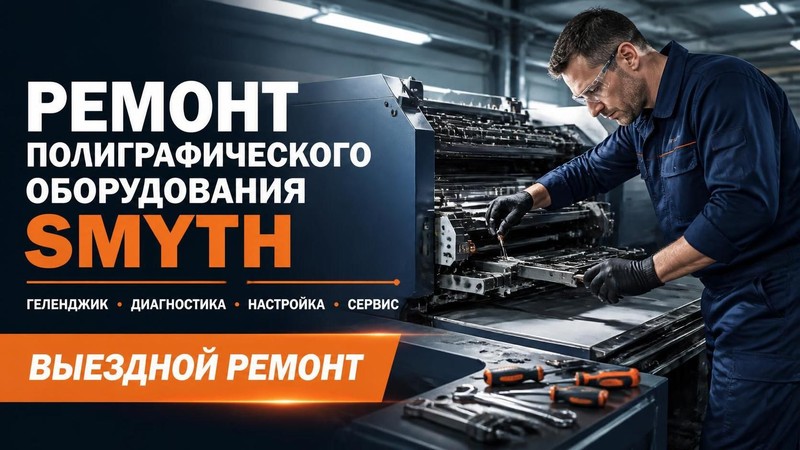 Ремонт полиграфического оборудования Smyth — Владимир, фото