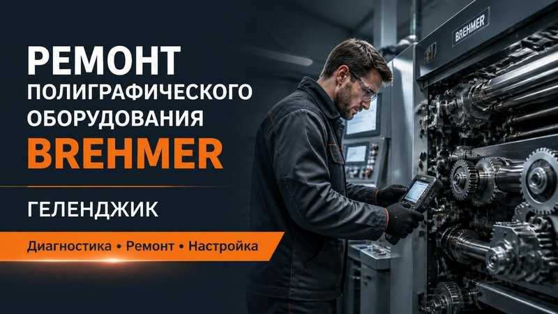 Ремонт полиграфического оборудования Brehmer — Владимир, фото