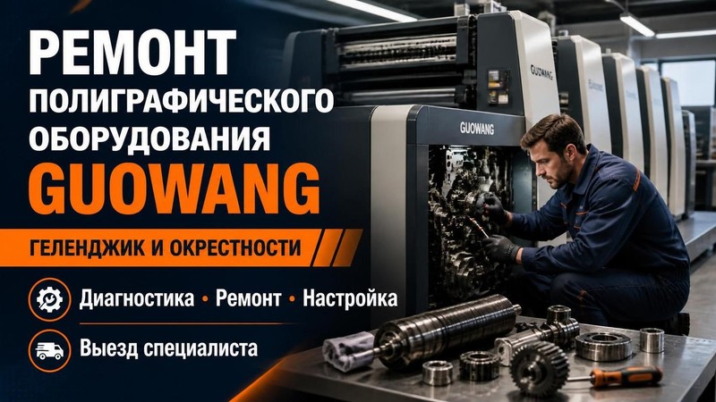 Ремонт полиграфического оборудования Guowang — Алексей, фото