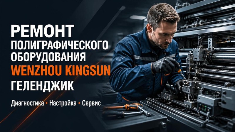 Ремонт полиграфического оборудования Wenzhou Kingsun