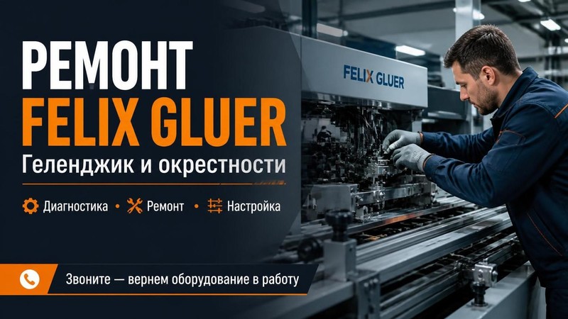 Ремонт полиграфического оборудования FELIX GLUER — Владимир, фото