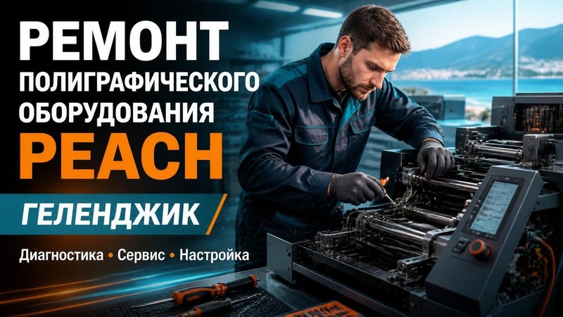 Ремонт полиграфического оборудования Peach — Андрей, фото