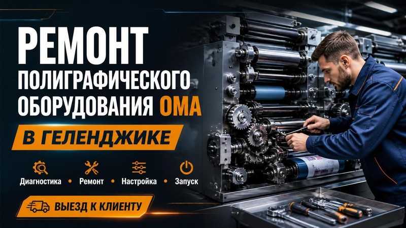 Ремонт полиграфического оборудования OMA — Николай, фото