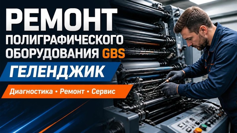 Ремонт полиграфического оборудования GBS — Владимир, фото