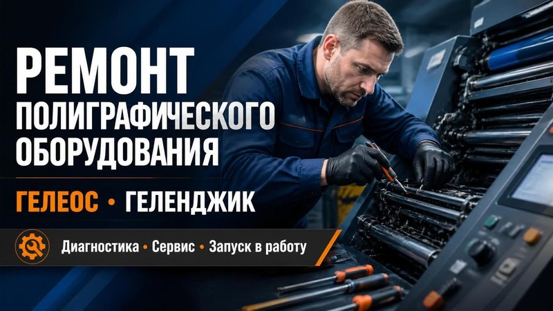 Ремонт полиграфического оборудования Гелеос — Николай, фото