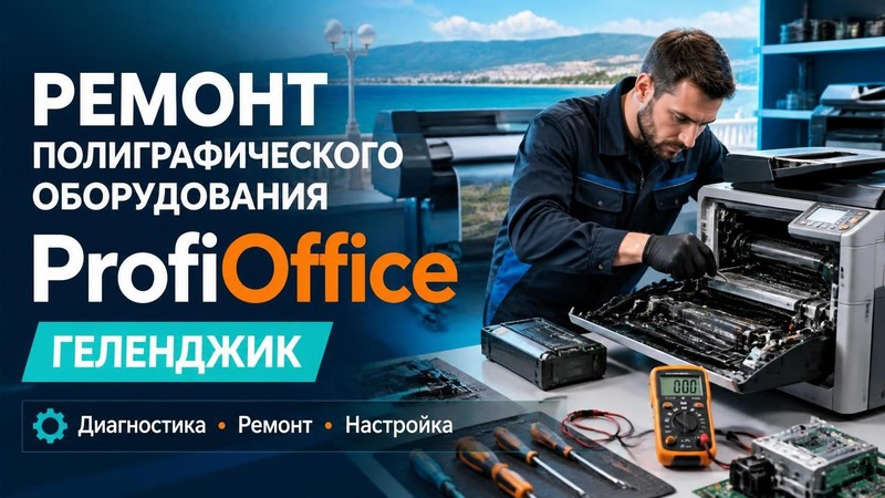 Ремонт полиграфического оборудования ProfiOffice — Олег, фото