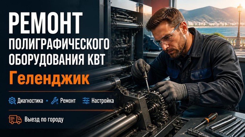 Ремонт полиграфического оборудования КВТ — Николай, фото