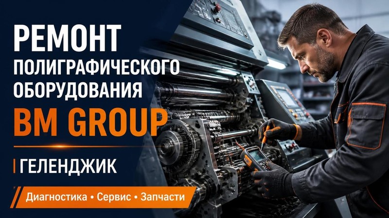 Ремонт полиграфического оборудования BM Group — Павел, фото