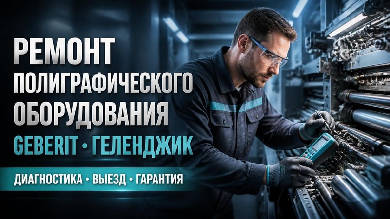 Ремонт полиграфического оборудования Geberit — Сергей, фото