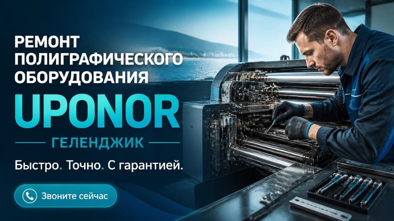 Ремонт полиграфического оборудования Uponor — Михаил, фото
