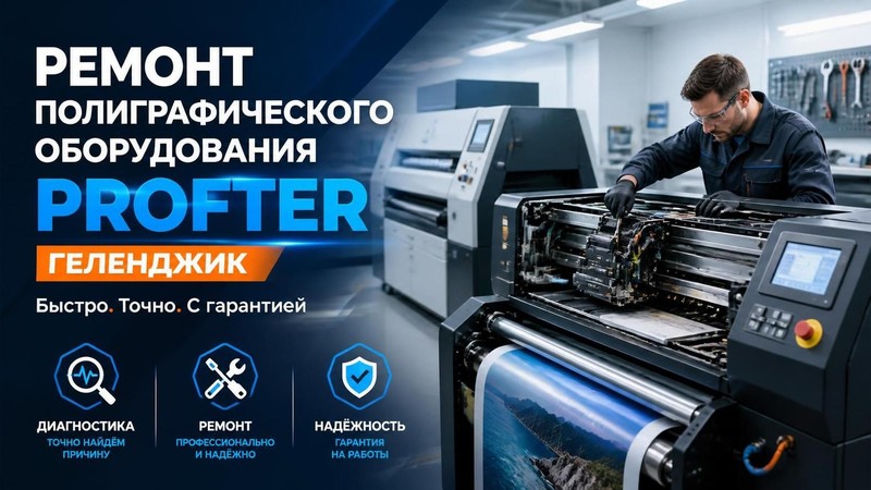 Ремонт полиграфического оборудования Profter — Алексей, фото