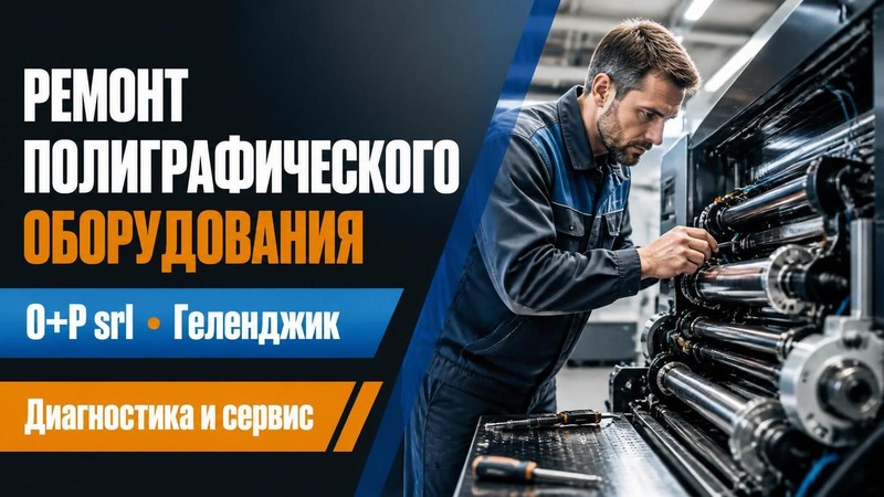 Ремонт полиграфического оборудования O+P srl — Михаил, фото