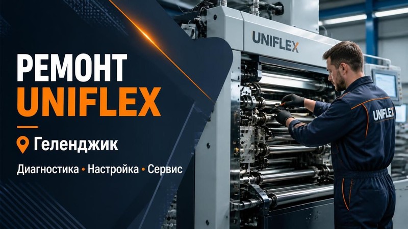 Ремонт полиграфического оборудования UNIFLEX — Игорь, фото