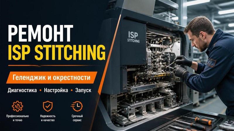 Ремонт полиграфического оборудования ISP Stitching