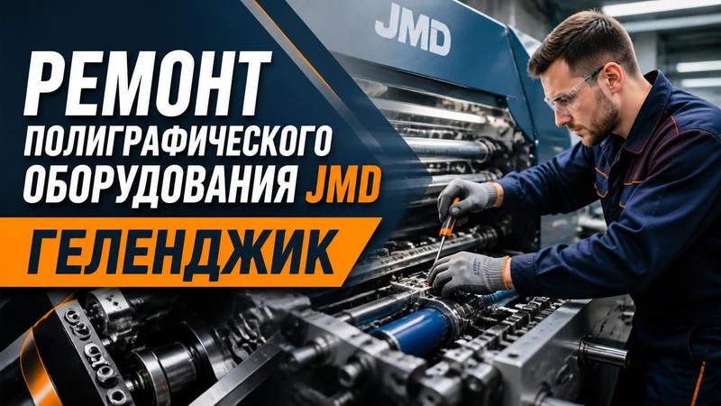 Ремонт полиграфического оборудования JMD — Евгений, фото