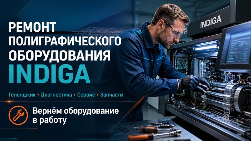 Ремонт полиграфического оборудования Indiga — Владимир, фото