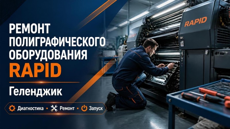 Ремонт полиграфического оборудования Rapid — Михаил, фото
