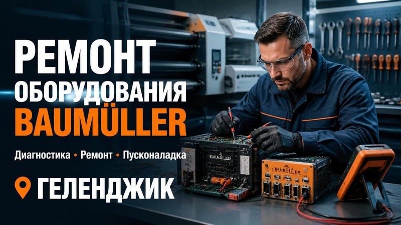 Ремонт полиграфического оборудования Baumuller — Андрей, фото