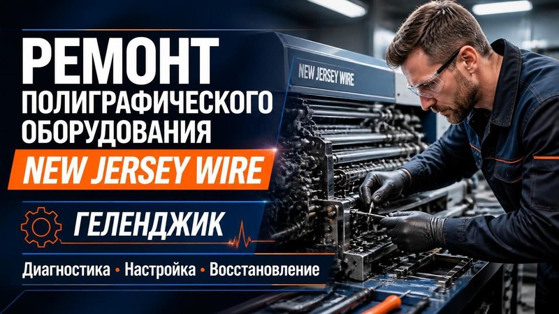 Ремонт полиграфического оборудования New Jersey Wire — Виктор, фото