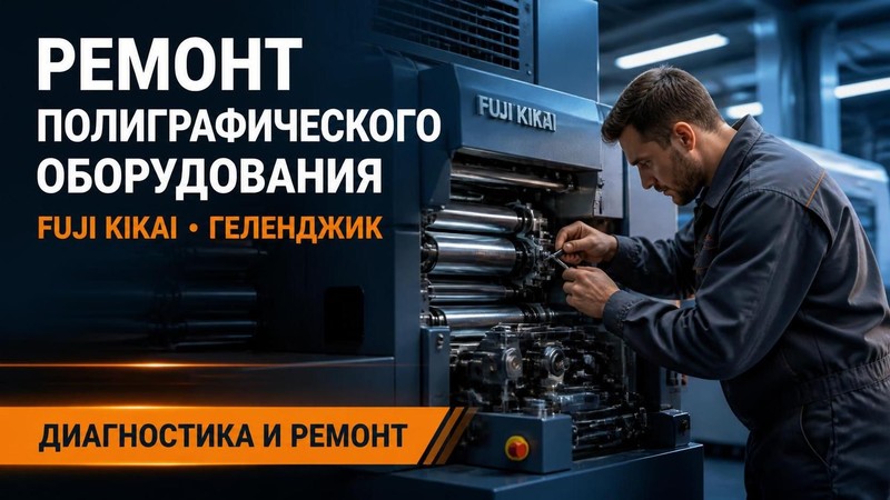 Ремонт полиграфического оборудования FUJI KIKAI