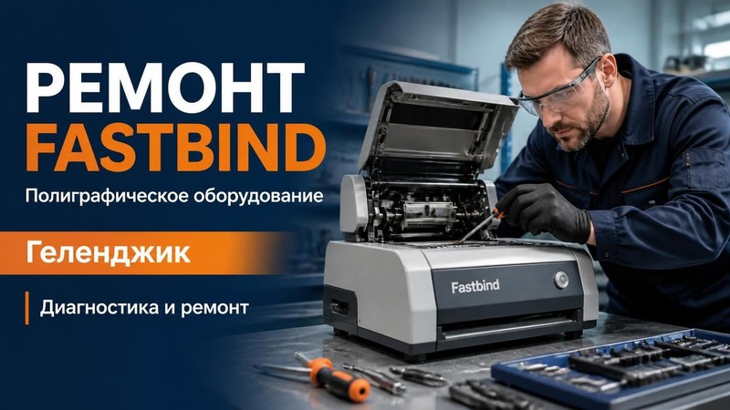 Ремонт полиграфического оборудования Fastbind — Николай, фото