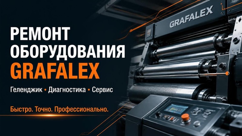 Ремонт полиграфического оборудования Grafalex — Виктор, фото