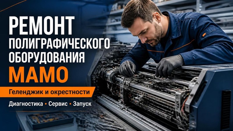 Ремонт полиграфического оборудования Mamo — Евгений, фото