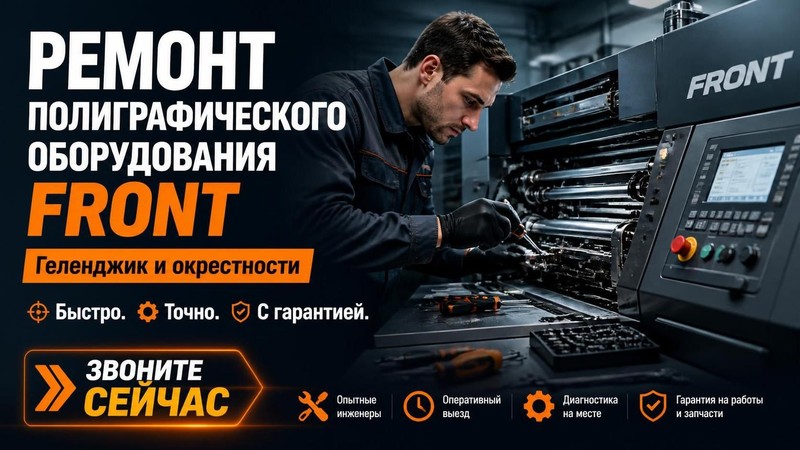 Ремонт полиграфического оборудования FRONT