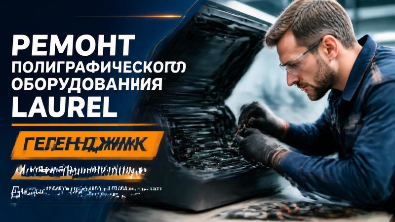 Ремонт полиграфического оборудования Laurel — Виктор, фото