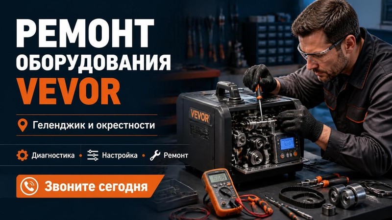 Ремонт полиграфического оборудования VEVOR — Дмитрий, фото