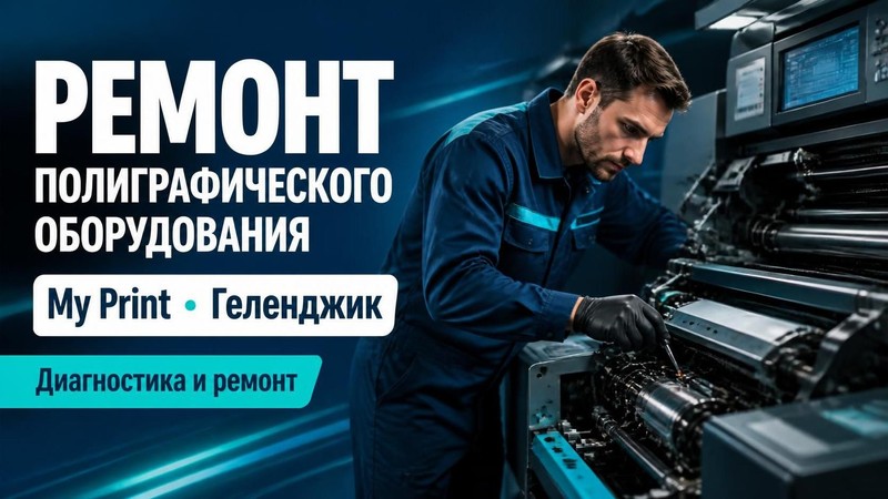 Ремонт полиграфического оборудования My Print — Евгений, фото