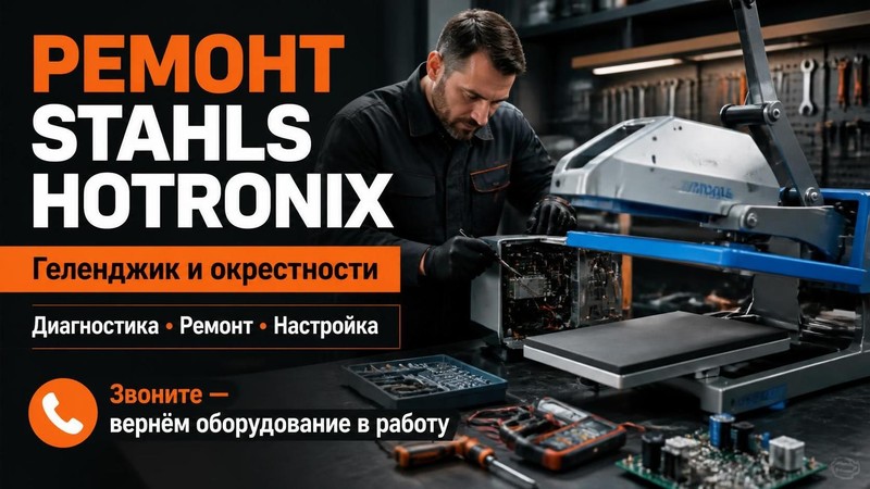 Ремонт полиграфического оборудования Stahls' Hotronix — Николай, фото