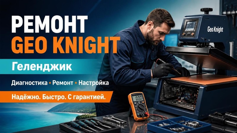 Ремонт полиграфического оборудования Geo Knight