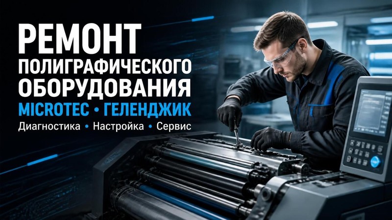 Ремонт полиграфического оборудования Microtec